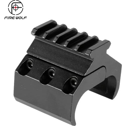FIRE WOLF Tactical Hunting Rifle Gun Scope Converter 20mm Picatinny Weaver Rail Mount Base Adapter Laser Sight Base Flashlight
