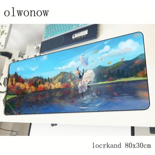 Violet evergarden mousepad 80x30cm best gaming mouse pad big gamer mat Adorable computer desk padmouse keyboard large play mats
