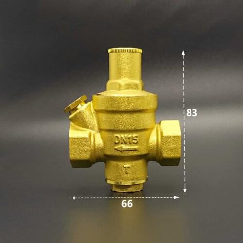 1/2" 3/4" 1" BSP Female Thread Brass Pressure Relief Regulator Reducing Valve For Water