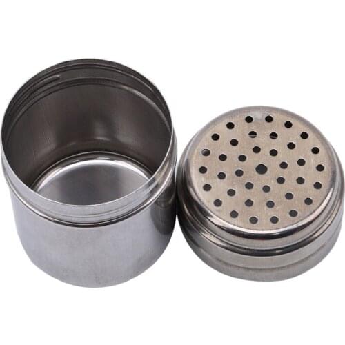 Stainless Steel Seasoning Jar Pepper Shaker Bottle Cruet Soy Sauce Bottle Magnetic Spice Tins Kitchen Cooking Tool