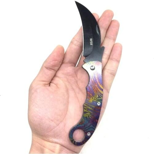 Karambit Knives Folding Tactical Knife multi-function Survival Knife Hunting Outdoor Pocket Knifes self-defense Camping EDC Tool