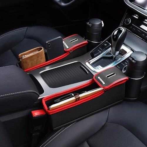 OHANEE Organizer Car Seat Crevice Storage Box Cup Drink Holder Grain Gap Pocket Stowing Tidying For Phone Card Coin