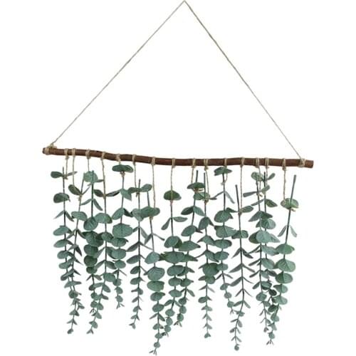 Hanging Wall Decoration Fake Vines Artificial Eucalyptus Greenery Plants