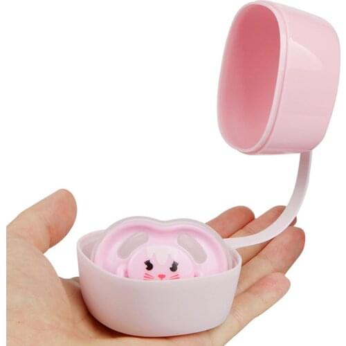 Portable Baby Pacifier Nipple Cradle Case Holder Cartoon Kids Travel Storage Box Soother Container Holder Pacifier Dummy Box