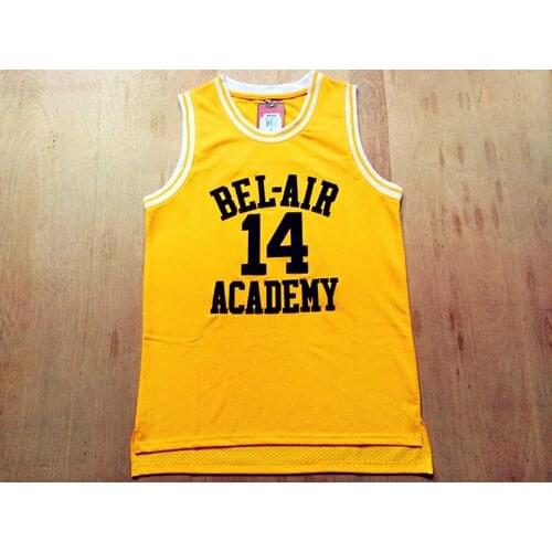 Wellssmith No. 14 Golden Jersey Casual Sports Tide Basketball Shirt