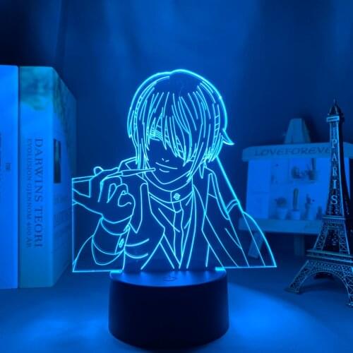 Anime Gintama Shinsuke Takasugi Led Night Light for Bedroom Decor Light Brithday Gift Manga Gintama Room Desk 3d Lamp