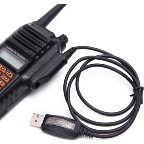 USB Programming Cable For Baofeng Waterproof Two Way Radio UV-XR UV-9R Plus UV-9R Mate A-58 BF-9700 Walkie Talkie Accessories