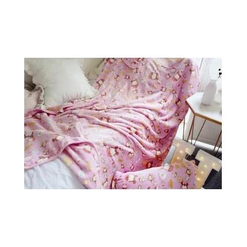 1PC Bed Blanket Fleece Blankets For Beds Throw Blanket Home Textile fleece blanket adult on Sofa/Car/Travel