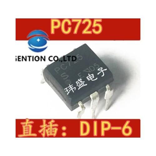 10PCS PC725V DIP-6 PC725 PC725VT light coupling in stock 100% new and original