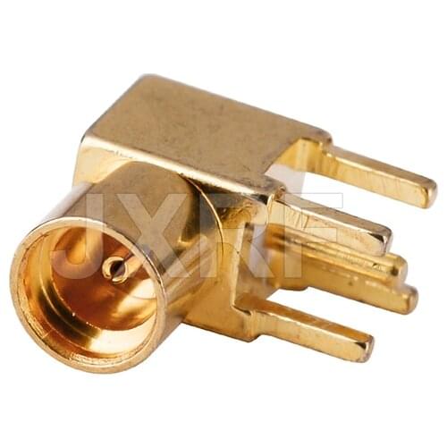 5 pcs RF MMCX adapter with MMCX female PCB mounted right angle connector MMCX-KWE fast ship