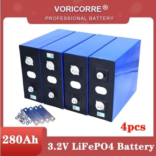 4PCS VariCore 3.2V 280Ah lifepo4 battery DIY 12V 280AH Rechargeable battery for Electric car RV Solar Energy Golf Cart TAX FREE
