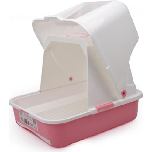 Cat Sand Basin Fully Enclosed Large Cat Toilet Pine Double Cat Litter Box Lavatory Cat Products