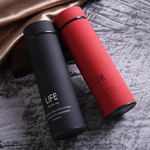 Business Straight Cup Wholesale New Stainless Steel Vacuum Cup Leisure Motion Thermos Bottles Fine Gift