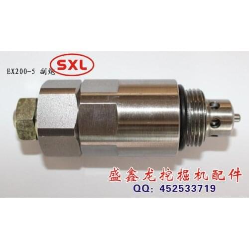 Excavator parts excavator EX200-5 secondary gun main relief valve oil return valve Hitachi pay gun safety valve