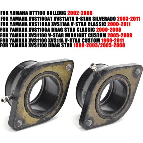 Motorcycle 5EL-13586-00 Carburetor Joint Intake Interface Carb Adapter For Yamaha XVS1100 Drag Star XVS 1100 11A XVS11A V-Star