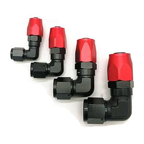 90Degree AN10/10AN THREAD FORGED REUSABLE SWIVEL HOSE END FITTINGS