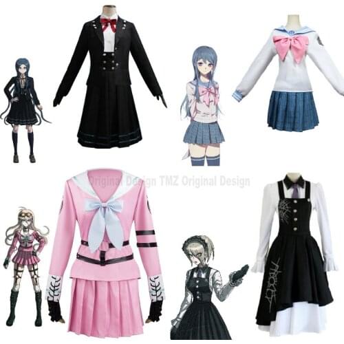 Maizono Sayaka Miu Iruma Shirogane Tsumugi Tojo Kirumi Cosplay Costume Danganronpa Cosplay Suit Halloween Costumes for Women