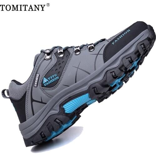 Men Waterproof Hiking Boots New Outdoor Trekking Walking Climbing Shoes Tactical Combat Army Boots Hunting Men Work Safety Shoes