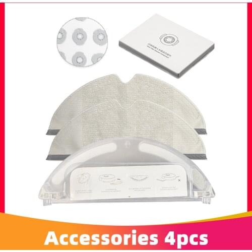 Mop Cloth + Water Tank Box + Water Tank Filter for Xiaomi Mijia 1S Mi Robot Roborock S5 S6 S50 S60 E35 E25 Vacuum Cleaner