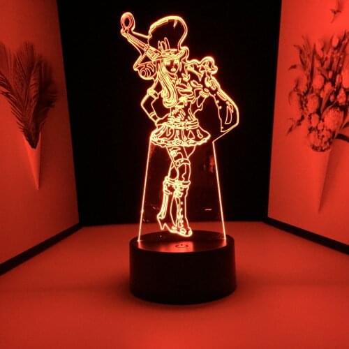 The Sheriff of Piltover League of Legends Nightlight for Festival Gift LED Night Light Room Decor LOL Caitlyn Night Lamp