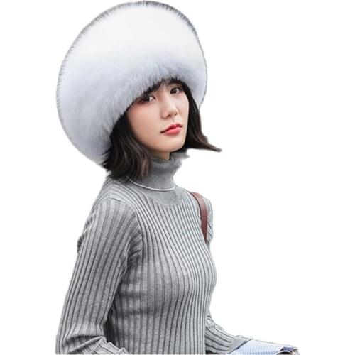 New Star Fur 2019 Genuine Silver Fox Fur Hats Men Real Raccoon Fur Lei Feng Cap for Russian Men Bomber Hats with Leather