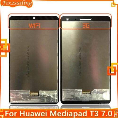 New LCD Display For Huawei Mediapad T3 7.0 BG2-W09 BG2-U01 BG2-U03 Touch Screen Digitizer Assembly For Huawei T3 7 3G Wifi LCD