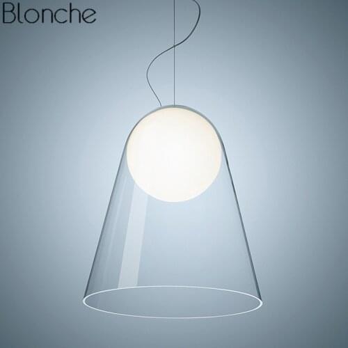 Italy Foscarini Glass Suspension Pendant Lights Modern Led Ball Hanging Lamp Dining Room Table Satel Light Fixtures Home Decor