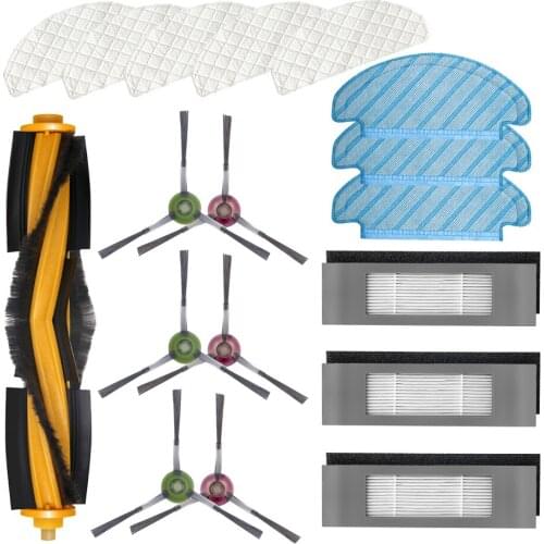 Filter Side Brush Mop Cloth Set for Ecovacs Deebot Ozmo T8 Vacuum Cleaner Parts replacement home accessories