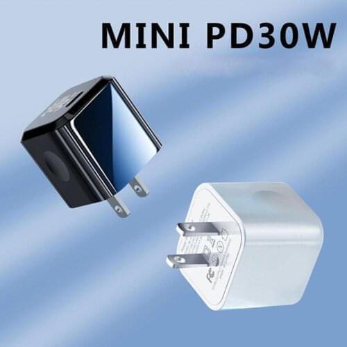 2021 Newest Universal Fast Charger Portable Quick Charging Mini PD 30W Phone Charger Adapter Cellphone Accessories