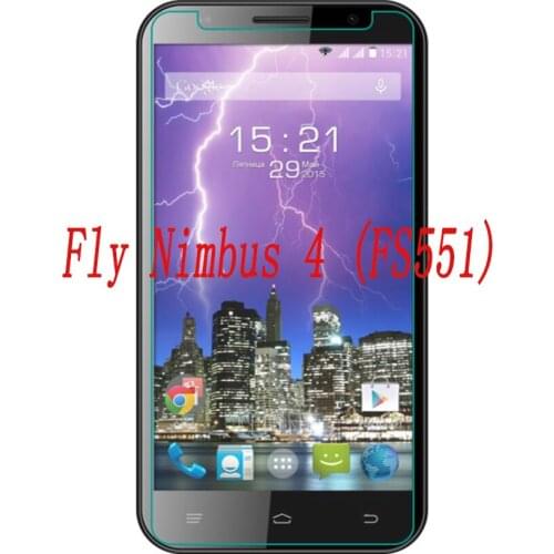 Smartphone Tempered Glass for Fly Nimbus 4 FS551 9H Explosion-proof Protective Film Screen Protector cover phone