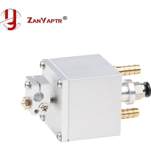 1Set 3D Printer V6 Water Cool Hotend Extruder Kit - 0.4mm Copper Nozzle For E3D Extruder