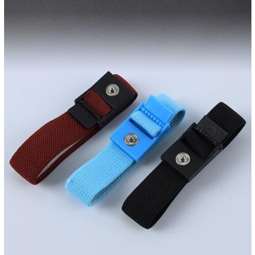 10pcs =5pairs Conductive bracelet Adjustable Wrist Strap Band for Tens DDS Meridian massage instrument with 3.5mm