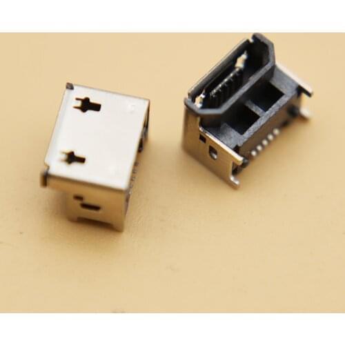 5pcs Micro USB 2.0 Jack Connector interface socket 5p connection port data tail plug for WD mobile hard disk USB2.0
