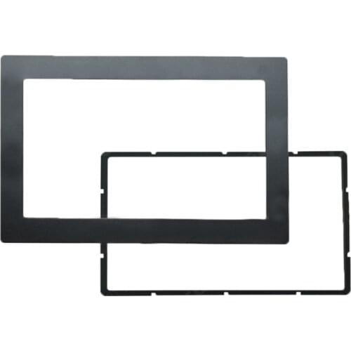 Dash Car Frames Universal Radio Panel Replacement 1 Set 2DIN Player Decorative Trim Universal 2DIN Auto Radio Player Frame