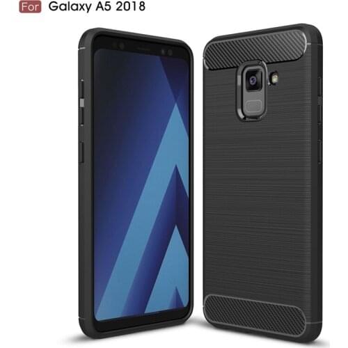 For Samsung Galaxy A5 2018 /SM-A530F 5.5" Case Slim Rugged Hybrid Armor Shockproof Hybrid Soft Rubber Silicone Phone Cases Cover