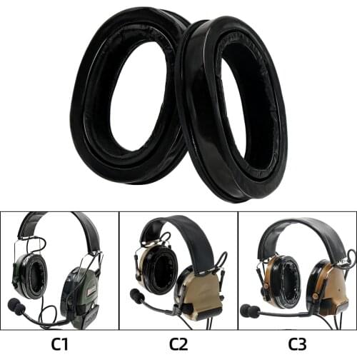 COMTAC I II III Tactical Headset Airsoft Pickup Noise Reduction Electronic Hunting Headphone Peltor COMTAC Replace Gel Ear Pads