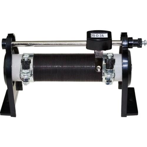 20Ohm 2A Sliding Rheostat Adjustable Resistance Slide Rheostat Electrical Physics Experiment Teaching Instrument Supplies