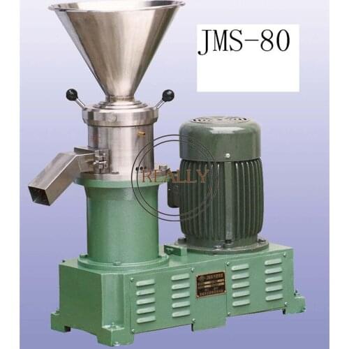 JMS80 Factory price food grade colloid mill, sesame tomato peanut butter colloid grinder, refiner