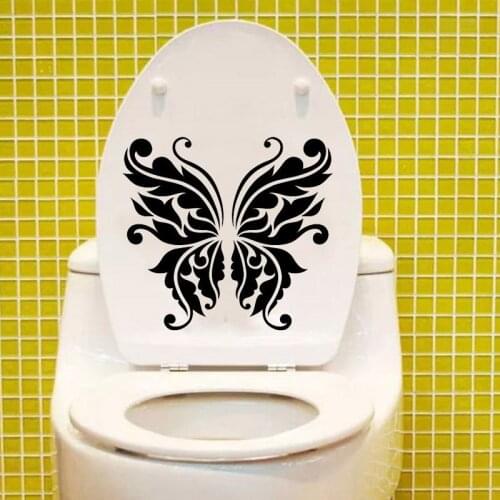 Beautiful Butterfly Wings Home Decor Toilet Stickers Wall Decals Vinyl 6WS0335