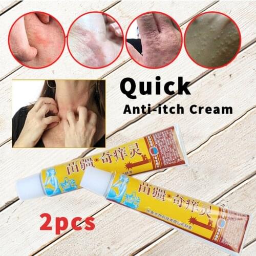 Anti-itching Cream 100% Original Natural Medical Psoriasis Antibacterial Dermatitis Pruritus Eczematoid Herbal Medical Ointment