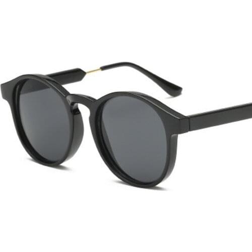 Unisex Round Sunglasses Women 2020 Brand Designer Trending Products Leopard Transparent Circle Glasses Oculos De Sol for Driver