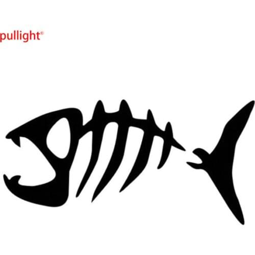 Cool Graphics Classic Fish Skeleton Window Decoration Car Windshield Vinyl Decal Stickers Stylish Car Accessories