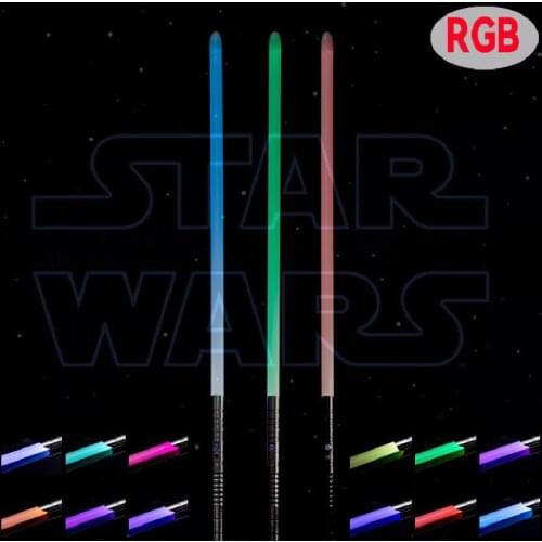 Star Wars Sword 11 Changing Color Lightsaber Rgb Light Saber Force Fx Lighting Heavy Dueling Color Sound Foc Lockup Metal Handle