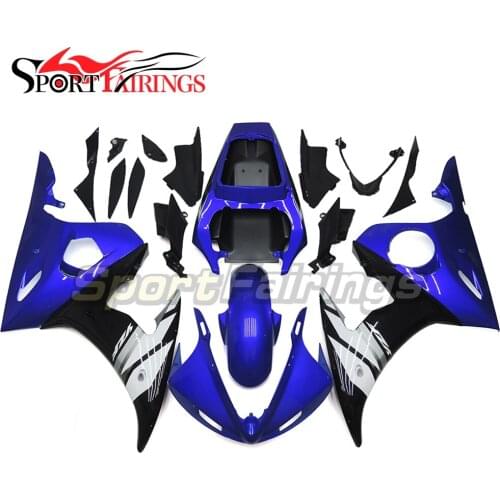 Blue Black Full Injection Fairings For Yamaha YZF R6 03 04 YZF-R6 2003 2004 ABS Motorcycle Fairing Kit YZF600 Cowling Carene New