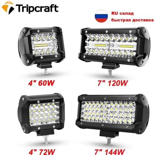 Tripcraft 12 24V LED Bar Offroad Spot Flood Combo LED Light Bar/Work Light for Truck Car SUV 4WD 4x4 Boat ATV Barra LED Headligh