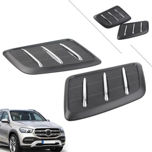 Car Front Engine Air Vent Cover Trim For Mercedes Benz W167 GLE CLE350 CLE450 GLE500 2019 2020 ABS Plastic