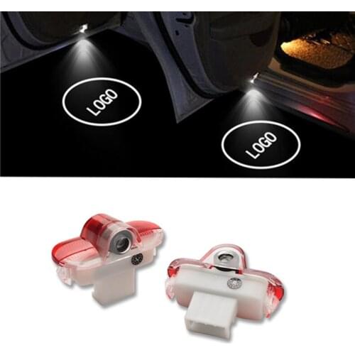 2pcs LED Car Door Courtesy Light Projector For Jaguar XJ 2003 - 2010 XK 2006 2007 2008 2009 2010 2011-2015 Auto Welcome Lamp