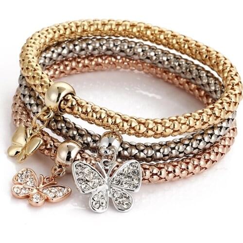 QCOOLJLY Bracelets With Diamonds