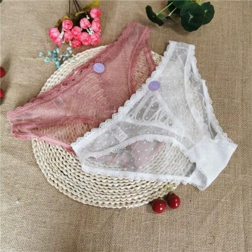 Sexy Erotic Lace Underwear Panties for Women Ladies Sexy Bandage Transparent Hollow Seamless Thongs G-strings Briefs Lingerie