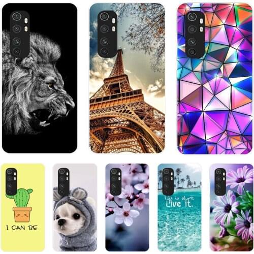 Silicone Case For Xiaomi Mi Note 10 lite Case Note10 Pro Silicone Back Cover Soft Phone Case For Xiaomi Note 10 lite Case Coque